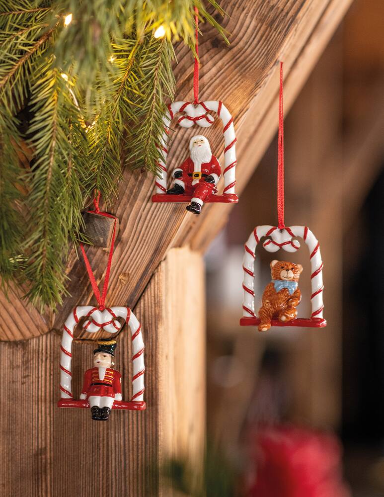 rinascente Villeroy & Boch Nostalgic Ornaments Altalena 3pcs - Bianco