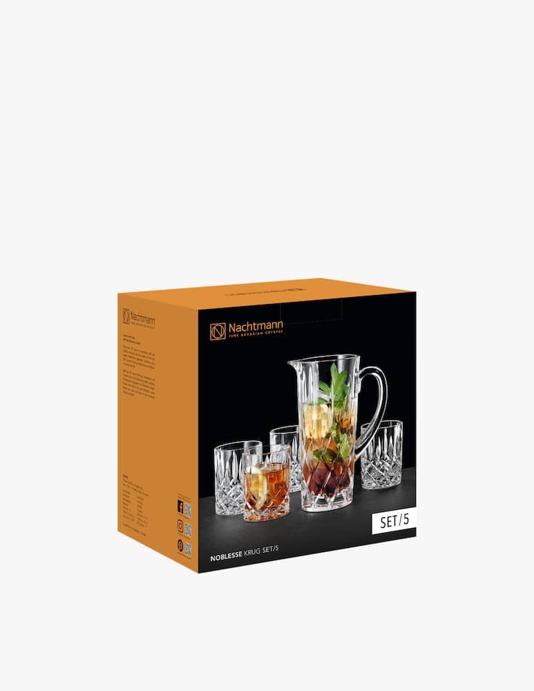 rinascente Nachtmann Noblesse Pitcher With Glasses