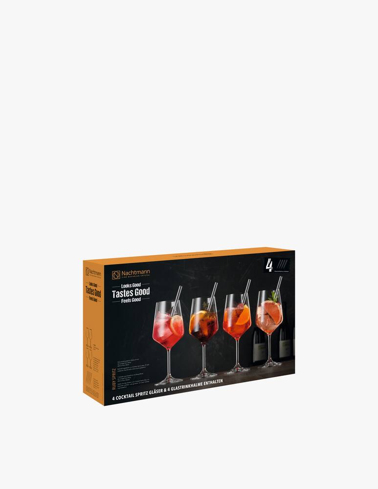 rinascente Nachtmann Tastes Good Cocktail Spritz Glasses Set of 4 + 4