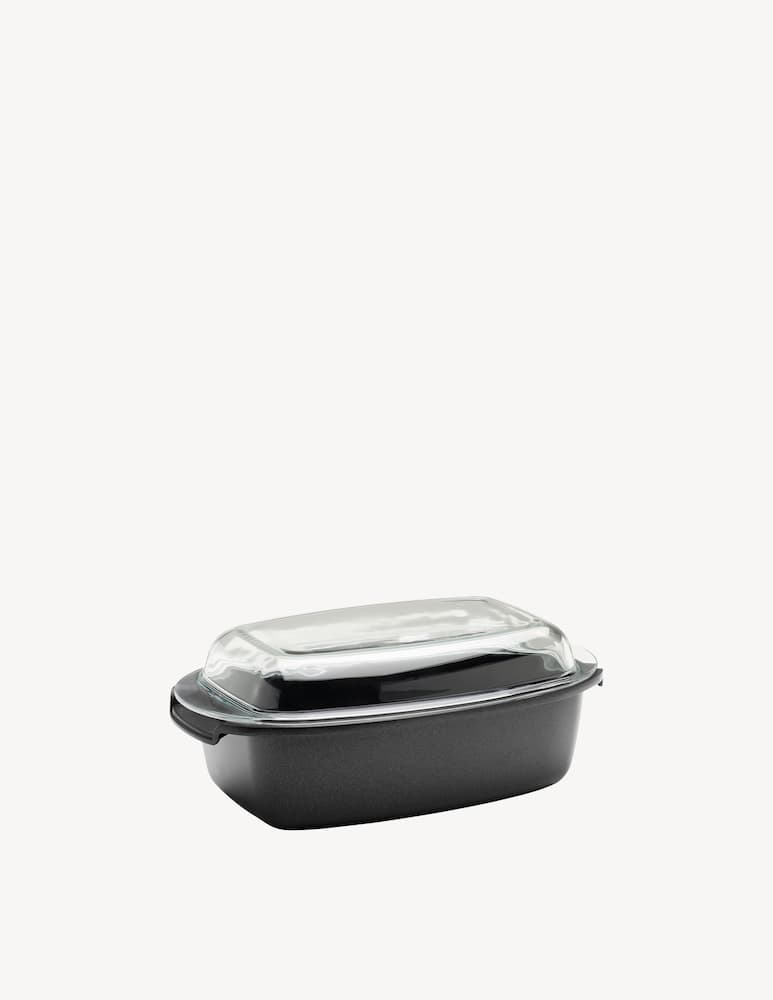 Berndes Roaster 32X21 Cm With Glass Lid Non Stick No Pfas - picture 1 Berndes Roaster 32X21 Cm With Glass Lid Non Stick No Pfas - picture 1