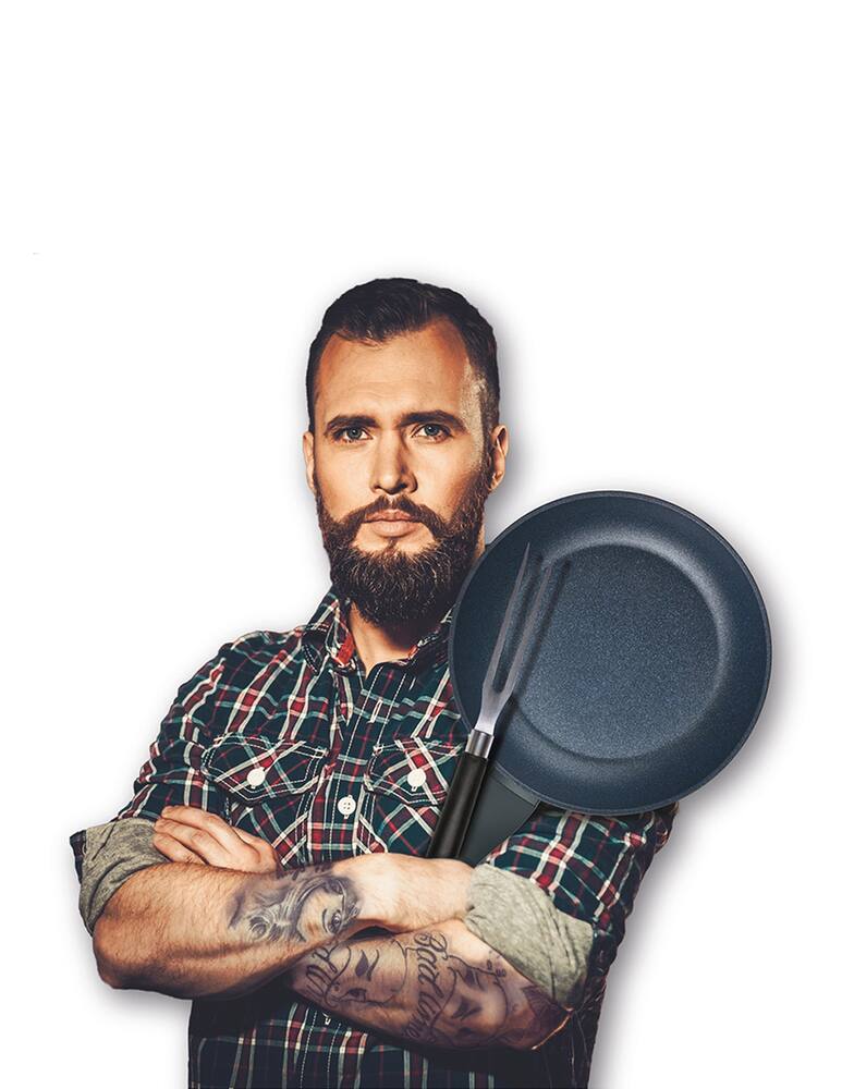 rinascente Berndes Batteria 4 pezzi Balance Enduro - Nero