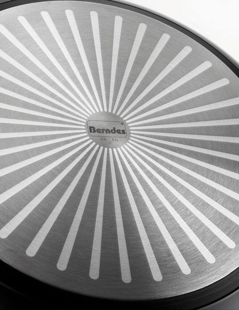 rinascente Berndes Balance Induction Enduro 2H Skillet + Lid 28 Cm 4 Lt  - Black