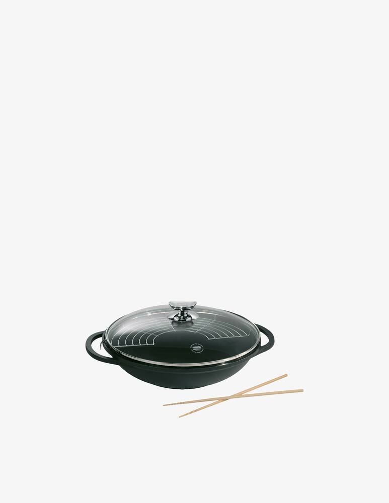 rinascente Berndes Titanium 32 Cm Wok With Glass Lid