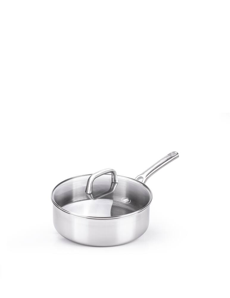 rinascente Berndes Tricion Resist Set Tegame Fondo Con Coperchio - Argento