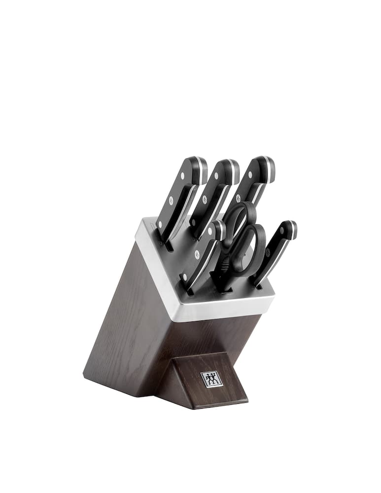 Zwilling Self-sharpening knife block ash wood 7-pcs Gourmet - picture 1 Zwilling Self-sharpening knife block ash wood 7-pcs Gourmet - picture 1