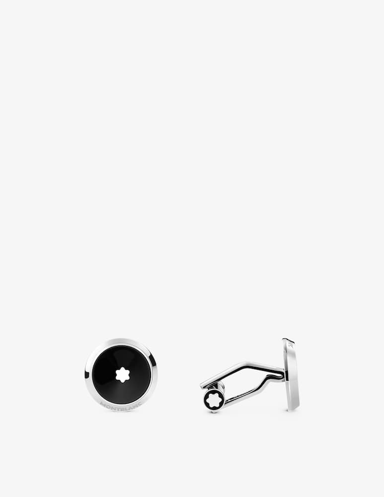 Montblanc Gemelli round steel resin snowcap - immagine 1 Montblanc Gemelli round steel resin snowcap - immagine 1