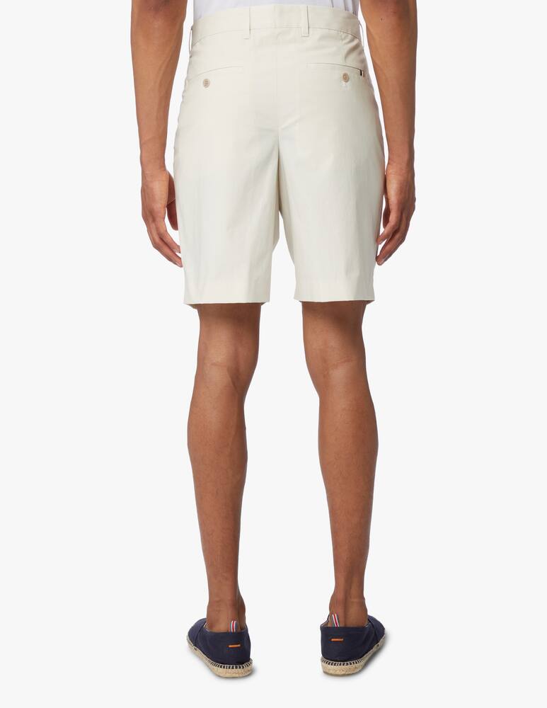 rinascente BOSS Light gabardina chino short - white