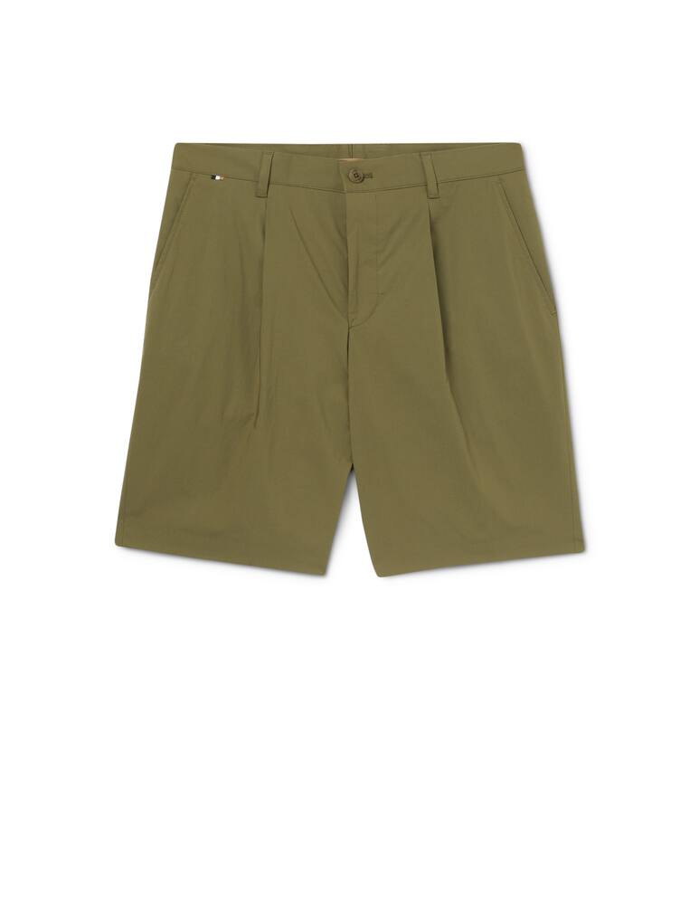 rinascente BOSS Bermuda chino gabardina leggero - verde