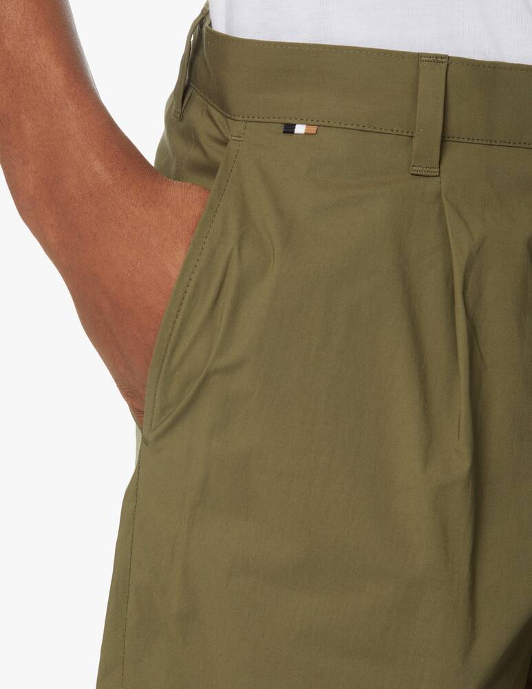 rinascente BOSS Bermuda chino gabardina leggero - verde