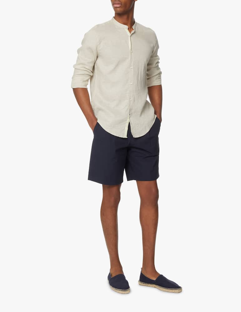 rinascente BOSS Light gabardina chino short - blue