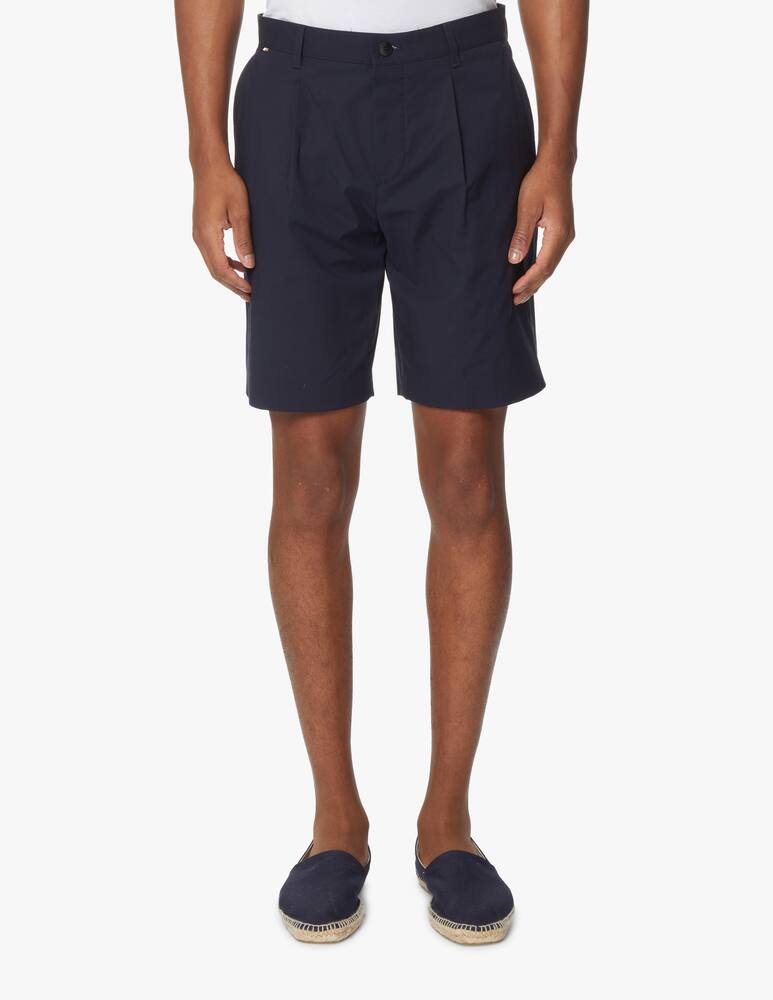 rinascente BOSS Light gabardina chino short - blue