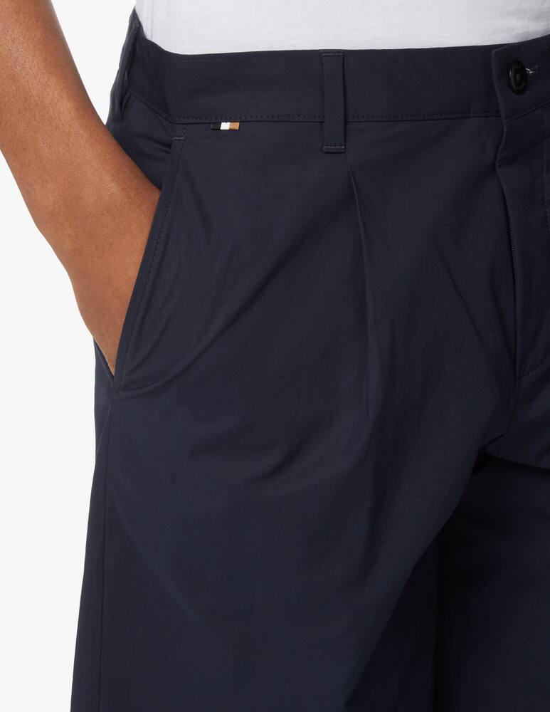 rinascente BOSS Light gabardina chino short - blue