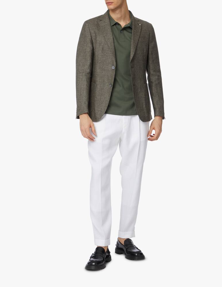 rinascente BOSS Polo manica corta reg jersey basic - verde