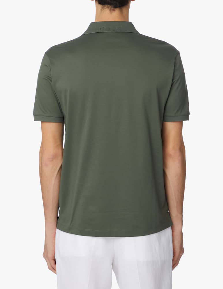 rinascente BOSS Polo manica corta reg jersey basic - verde