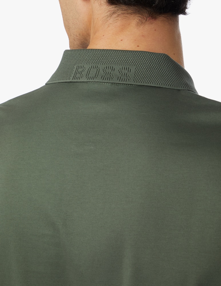 rinascente BOSS Polo manica corta reg jersey basic - verde