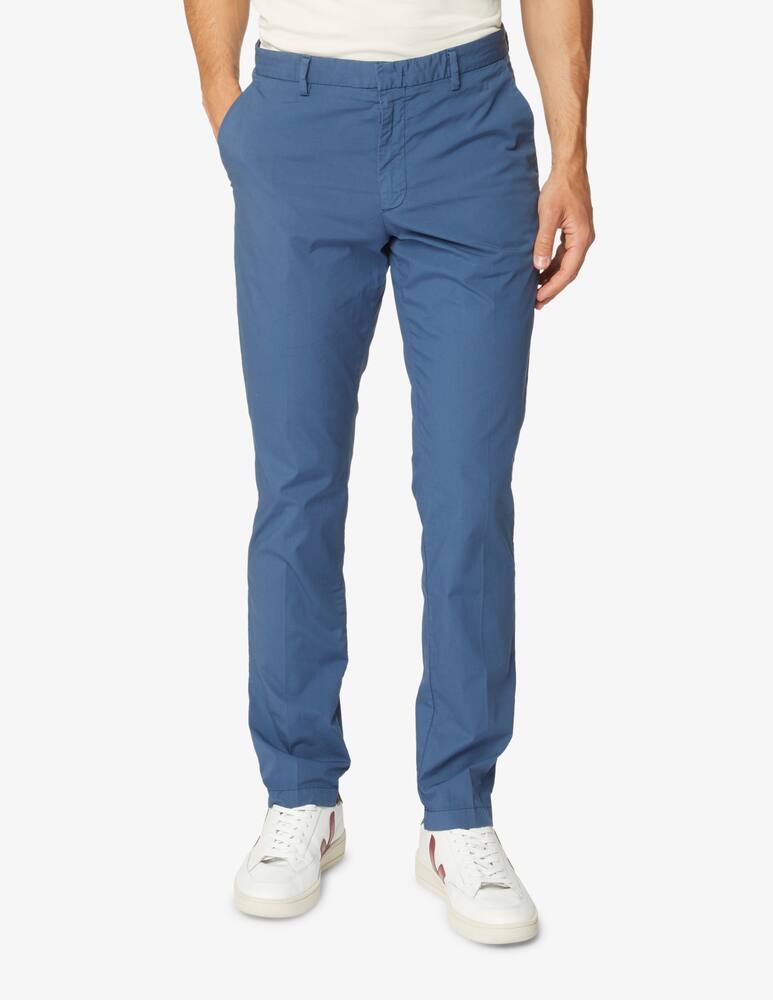 rinascente BOSS Light gabardine kaito slim chino - blue