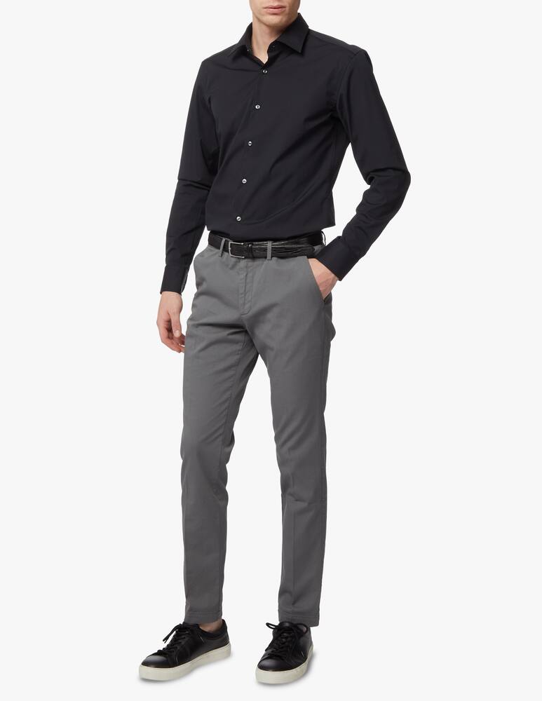 rinascente BOSS Kent slim stretch shirt - black