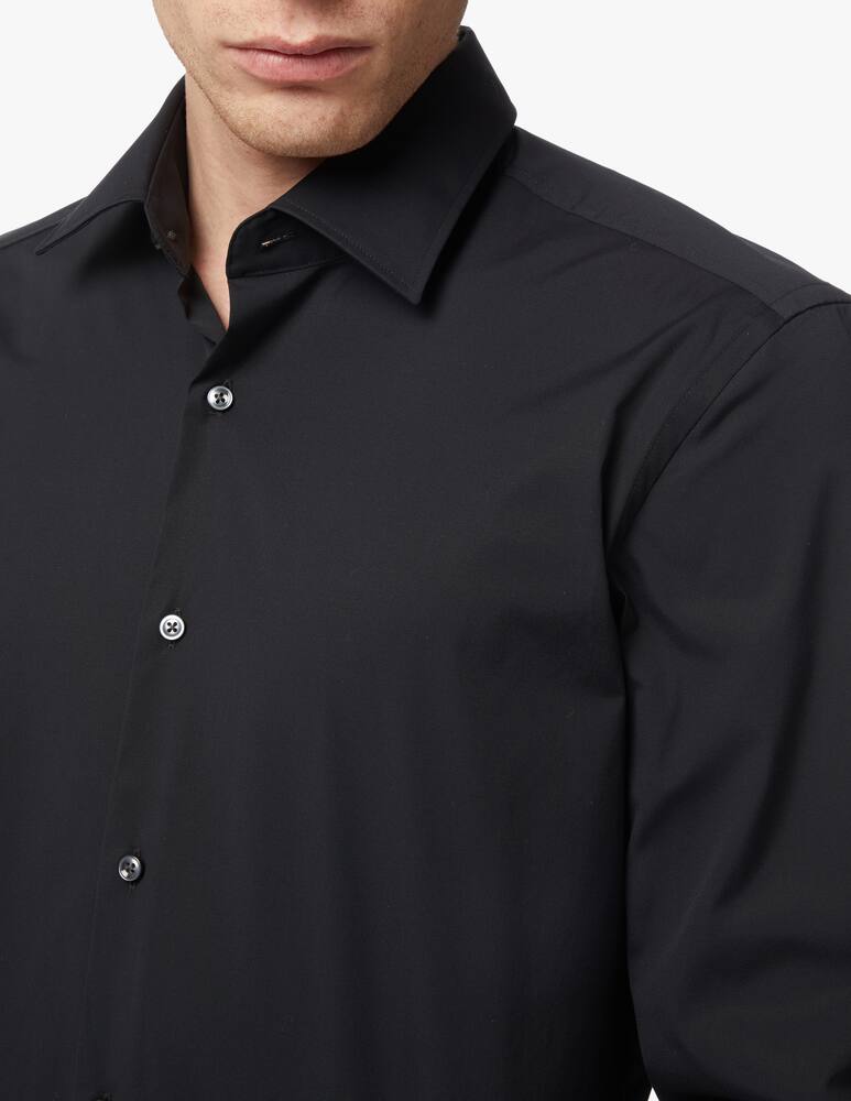rinascente BOSS Kent slim stretch shirt - black