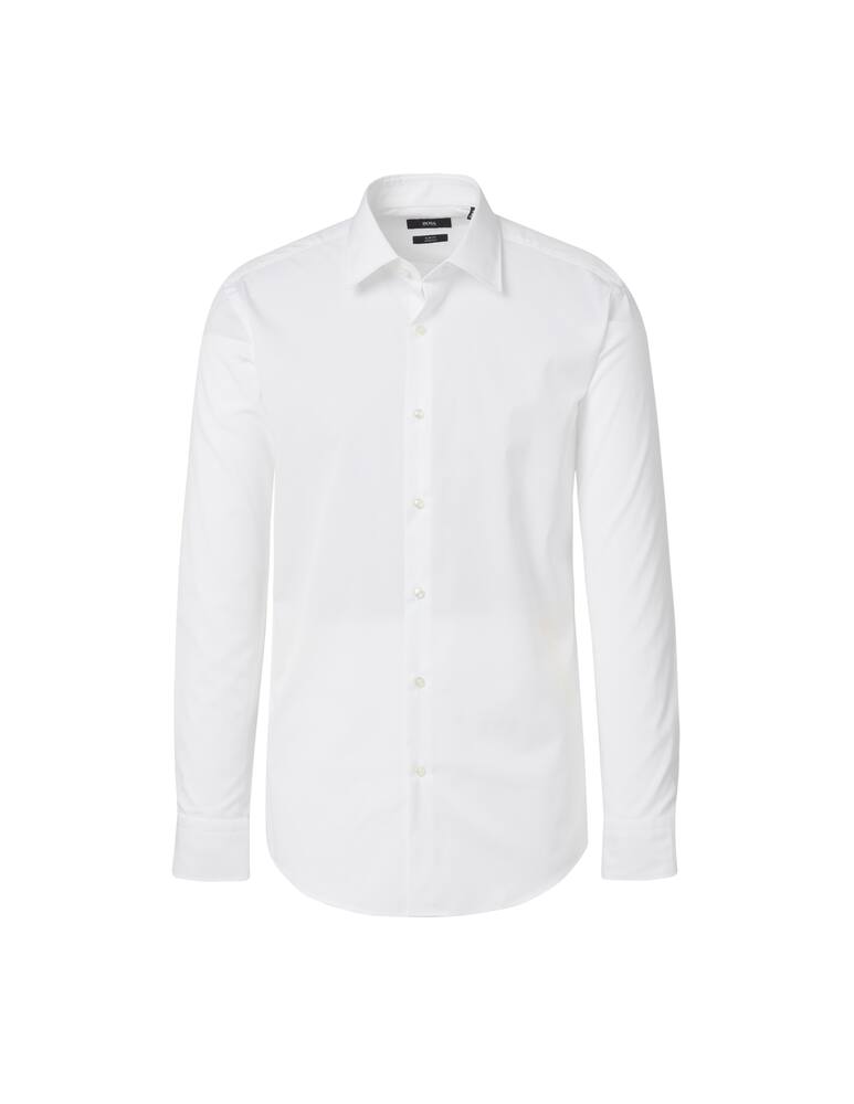 rinascente BOSS Camicia manica lunga slim stretch kent - bianco