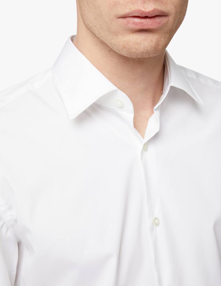 rinascente BOSS Camicia manica lunga slim stretch kent - bianco