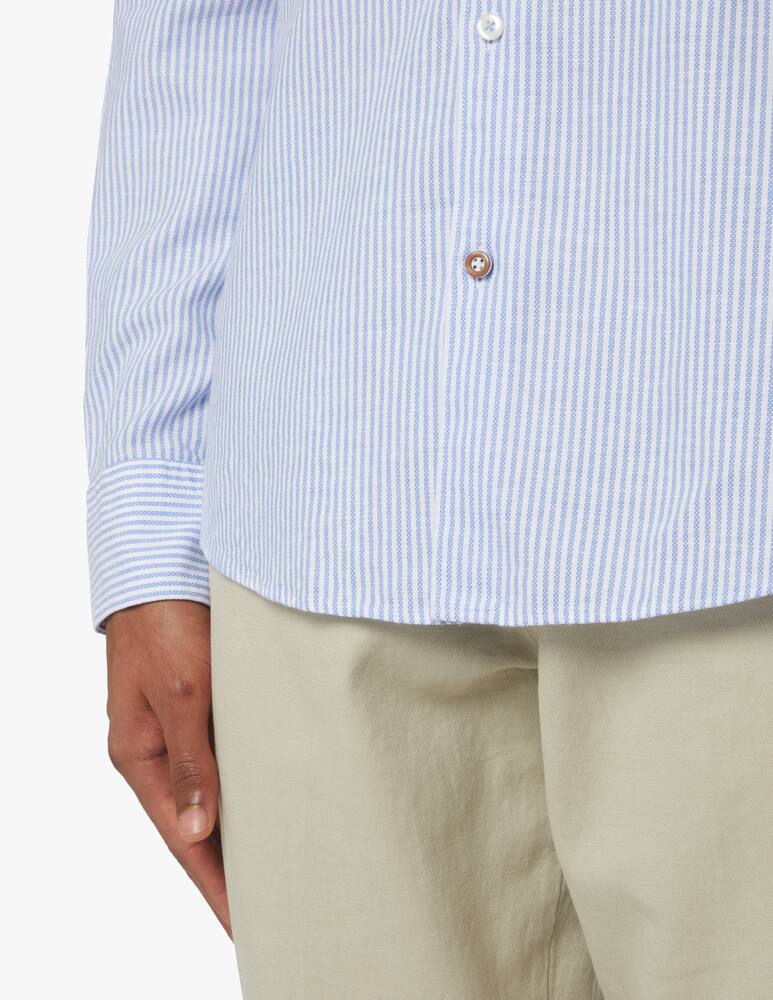 rinascente BOSS Camicia manica lunga reg cotone lino riga - multicolor