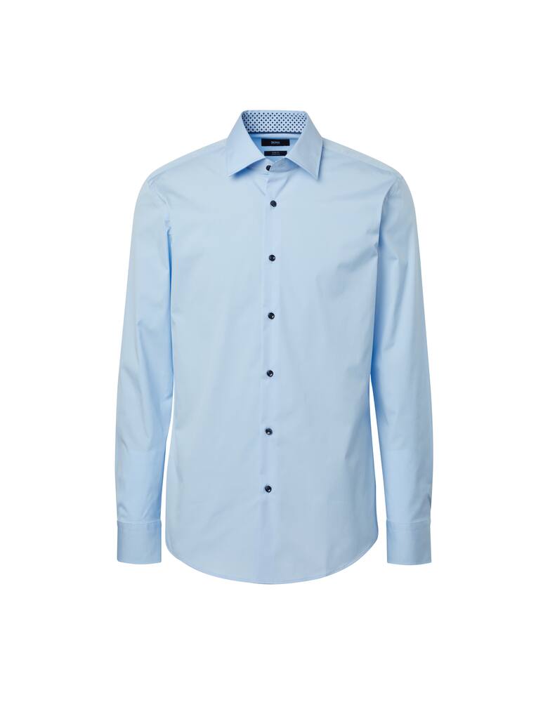 rinascente BOSS Contrast slim kent shirt - light blue