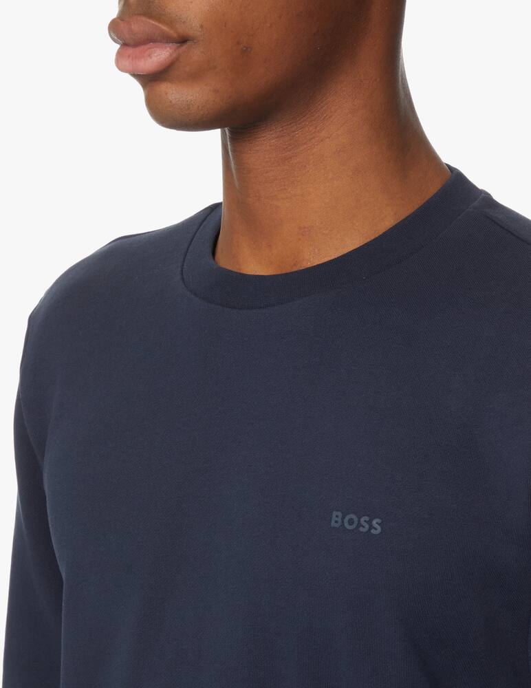 rinascente BOSS Small logo sweatshirt - blue