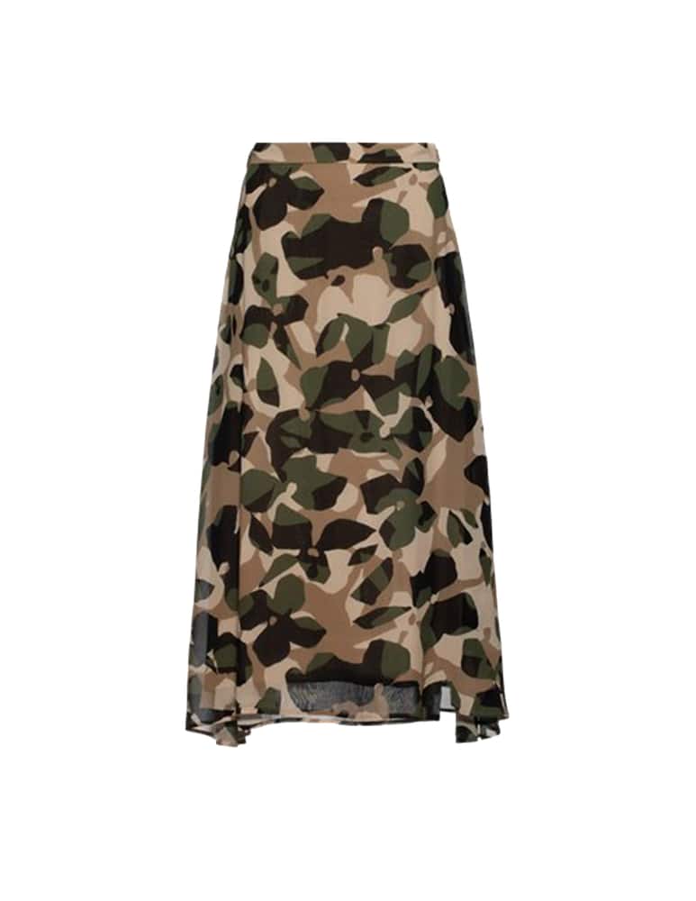 BOSS Silk skirt with asymmetrical hem and graphic print - picture 1 BOSS Silk skirt with asymmetrical hem and graphic print - picture 1