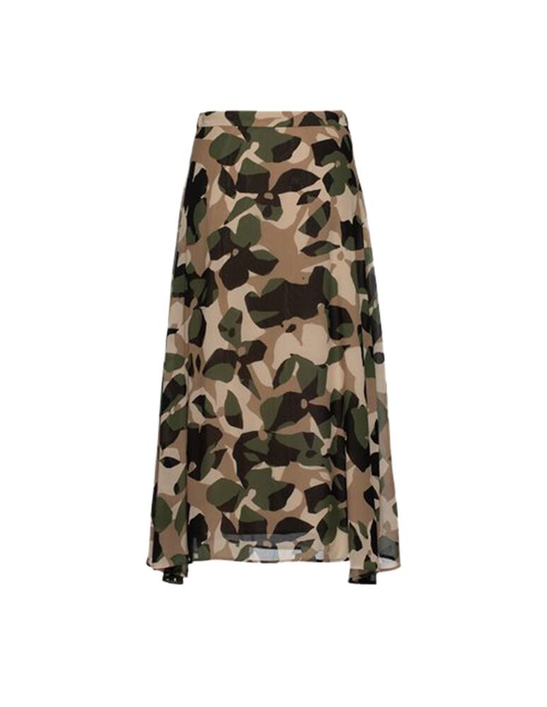 rinascente BOSS Silk skirt with asymmetrical hem and graphic print