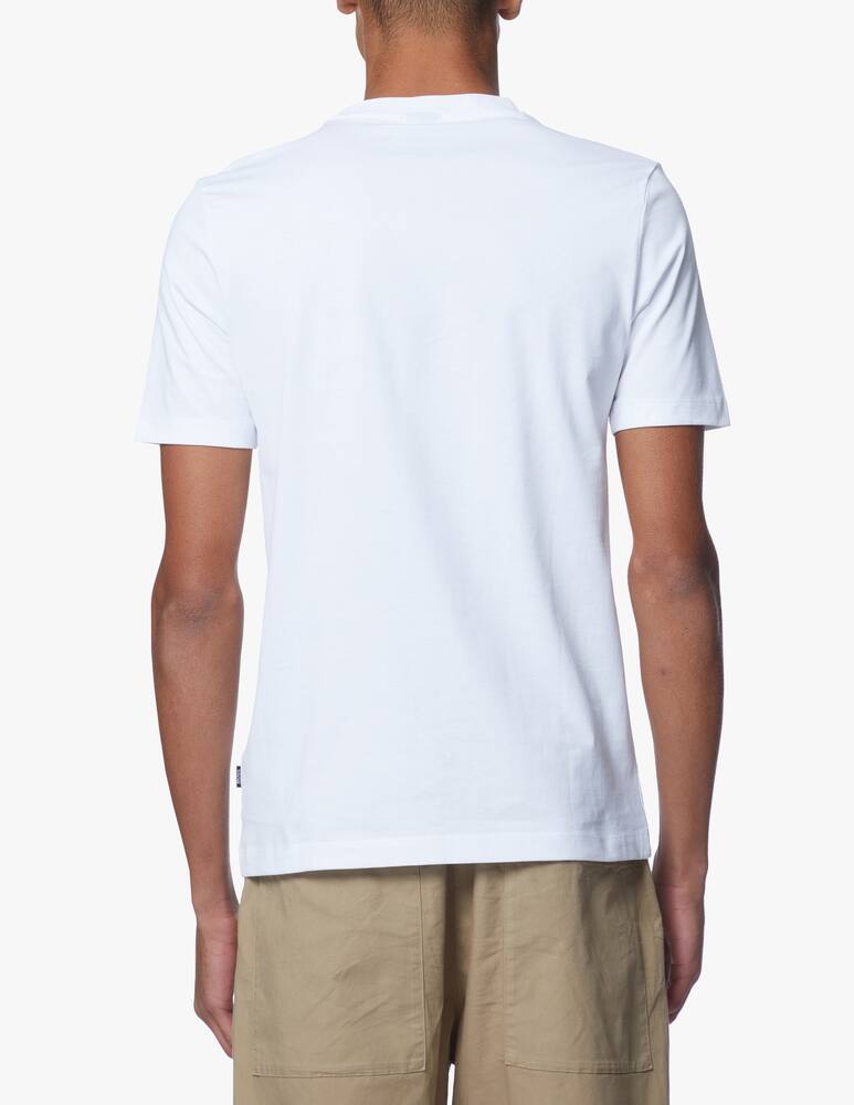 rinascente BOSS Maglietta manica corta slim logo ripetuto - bianco