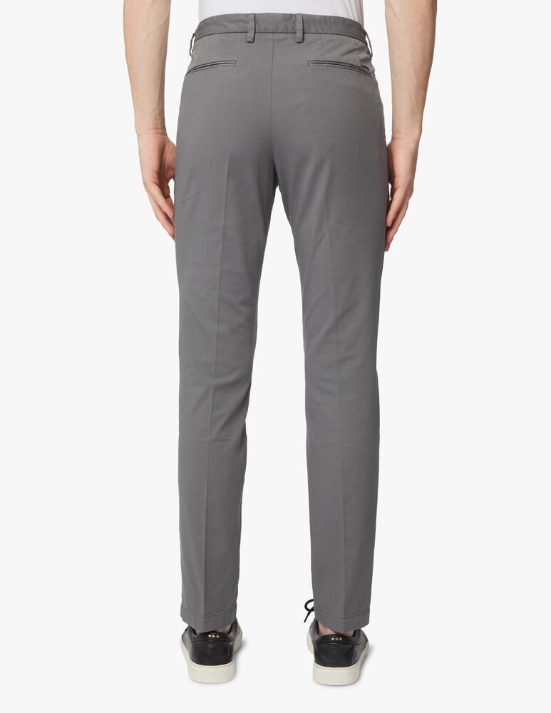 rinascente BOSS Stretch gabardine kaito slim chino - grey