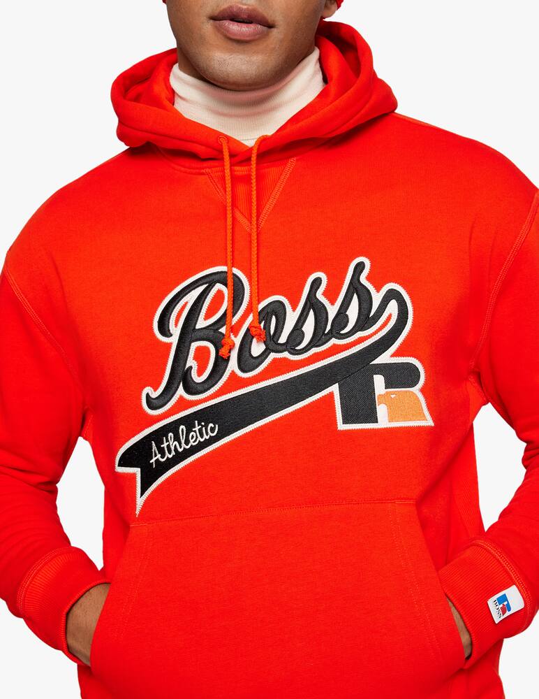 rinascente BOSS Safa russell athletic hoodie - orange