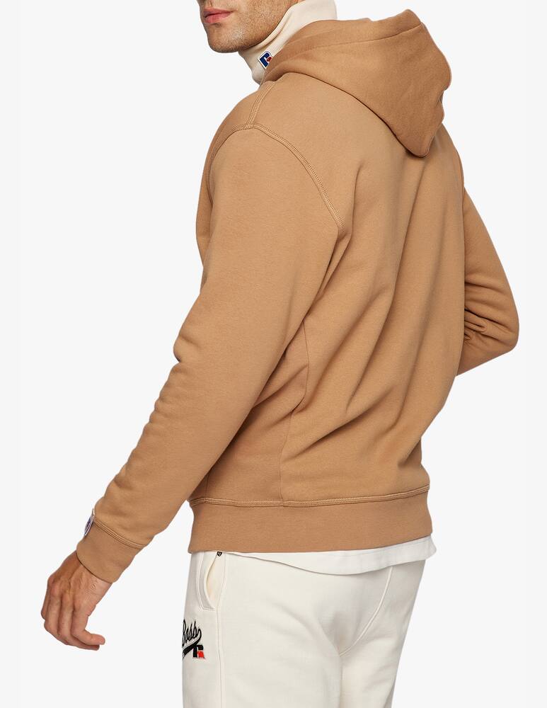 rinascente BOSS Felpa con cappuccio e zip sanyo russell athletic - beige