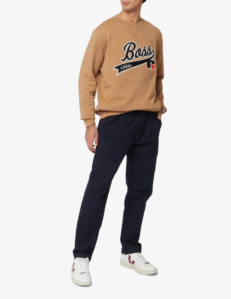 rinascente BOSS Felpa girocollo stedman russell athletic - beige