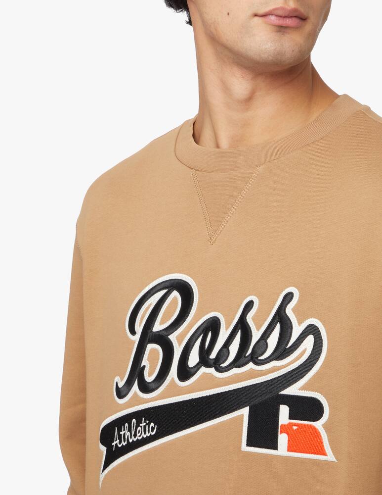 rinascente BOSS Felpa girocollo stedman russell athletic - beige