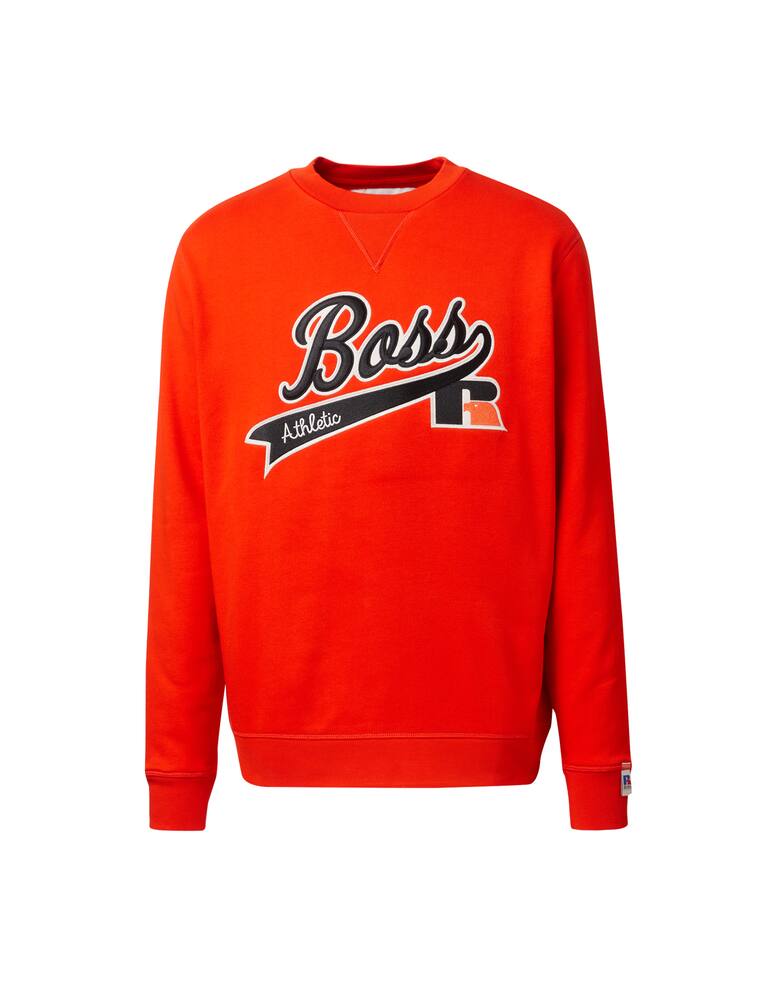 rinascente BOSS Felpa girocollo stedman russell athletic - arancione