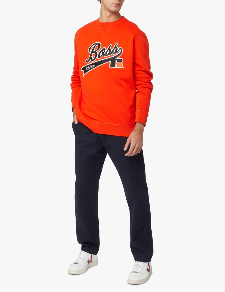 rinascente BOSS Felpa girocollo stedman russell athletic - arancione