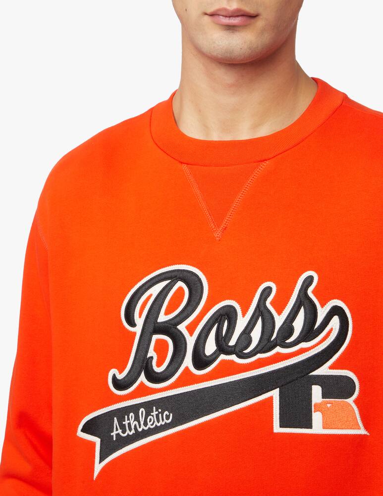 rinascente BOSS Felpa girocollo stedman russell athletic - arancione
