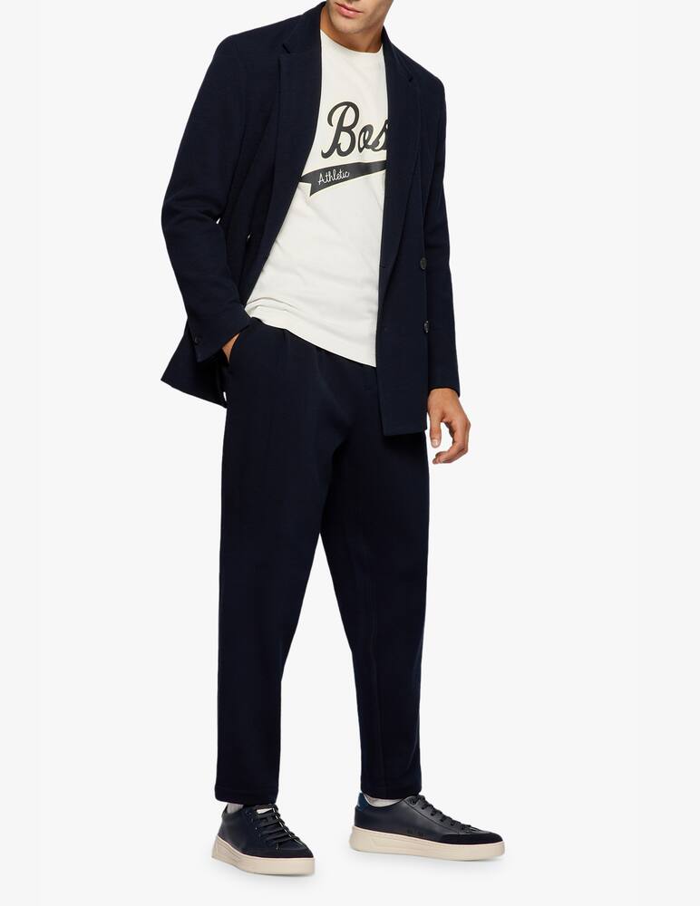 rinascente BOSS Maglietta girocollo con logo russell athletic - bianco