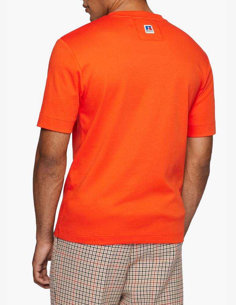 rinascente BOSS Logo russell athletic t-shirt - orange
