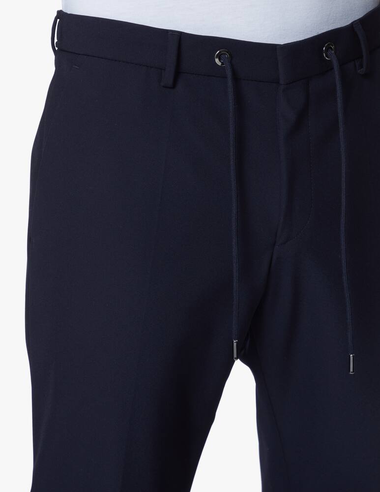 rinascente BOSS Genius stretch coulisse slim chino - blue