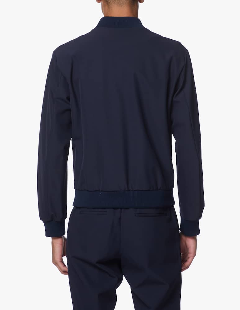 rinascente BOSS Bomber slim fit tessuto stretch - blu