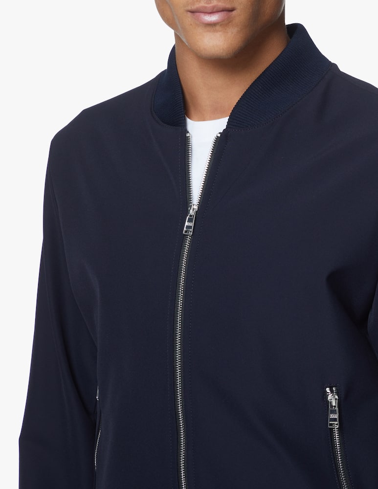 rinascente BOSS Bomber slim fit tessuto stretch - blu