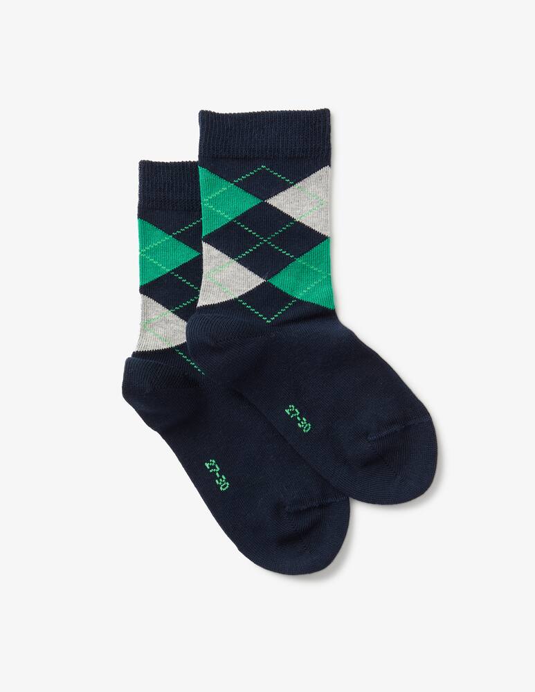 rinascente Falke Classic argyle cotton socks - Blue