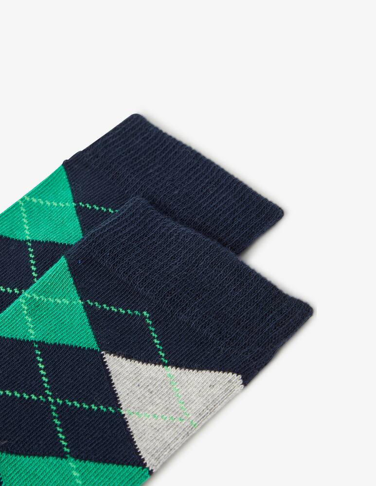 rinascente Falke Classic argyle cotton socks - Blue