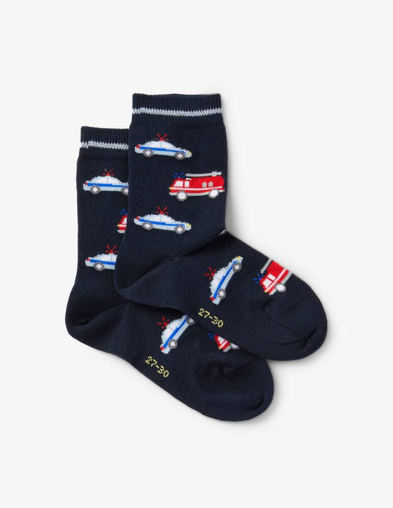 rinascente Falke Calzini in cotone police and fire - Blu