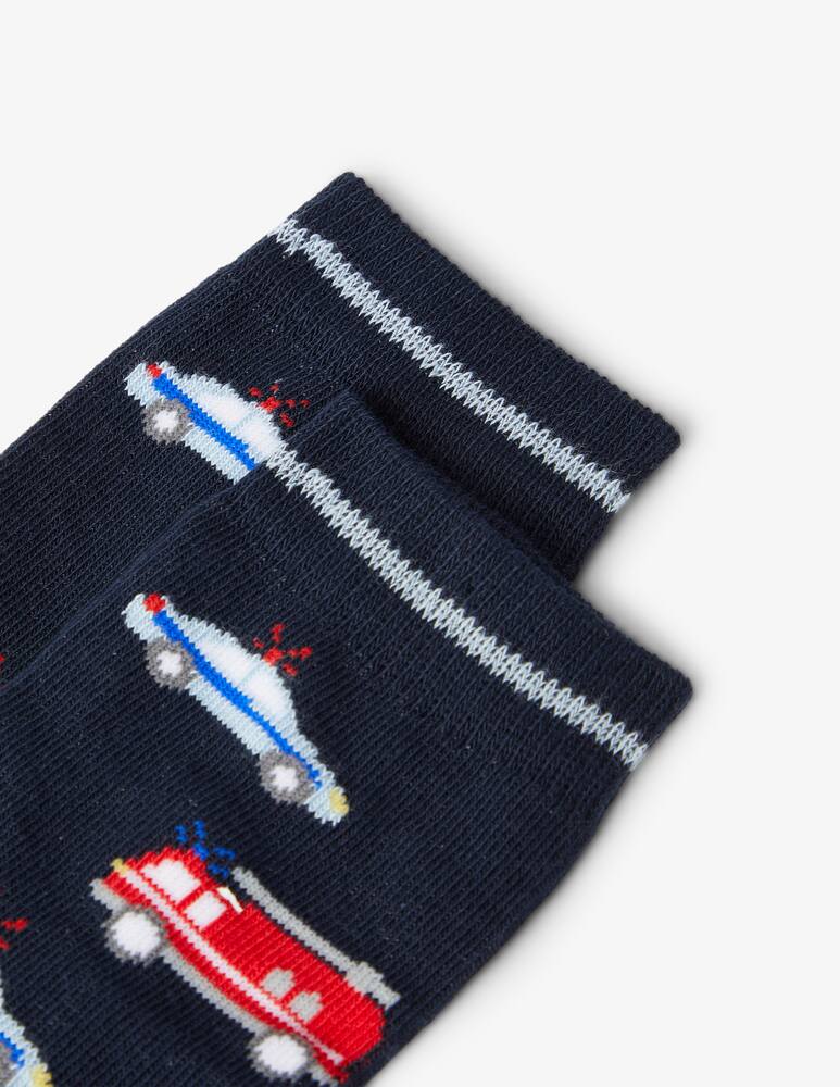 rinascente Falke Calzini in cotone police and fire - Blu