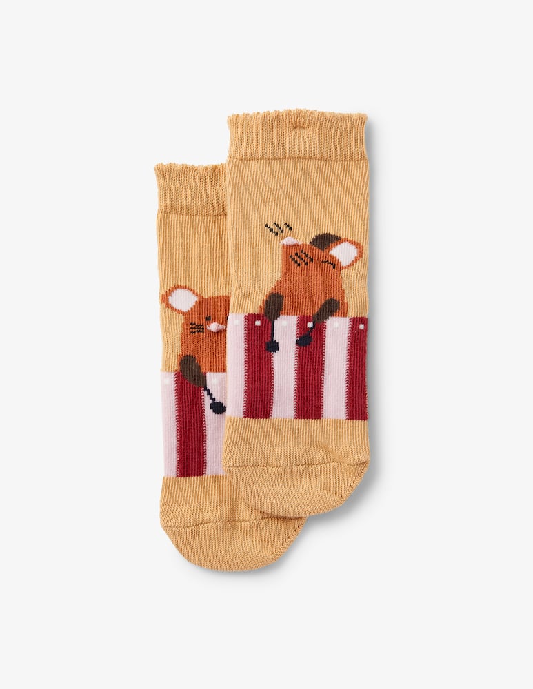 rinascente Falke Music mice cotton socks - Beige