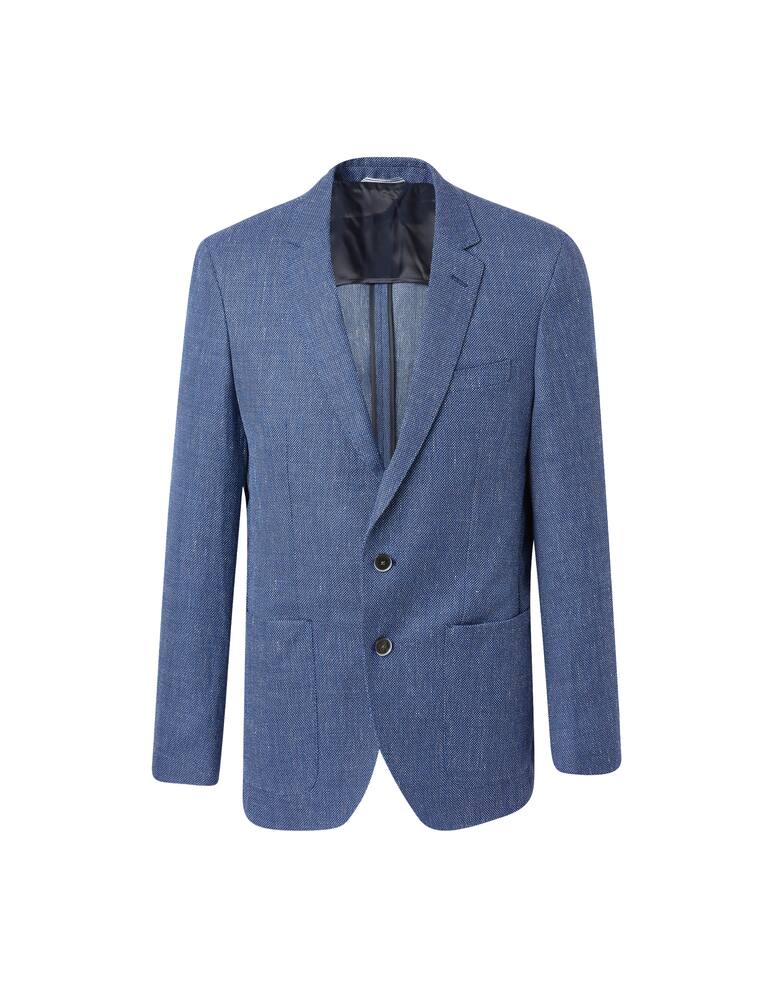 rinascente BOSS Slim fit jacket in micromotif fabric