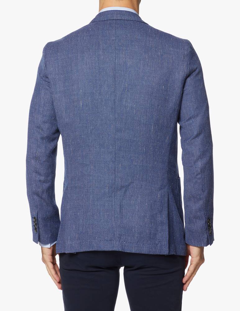 rinascente BOSS Slim fit jacket in micromotif fabric